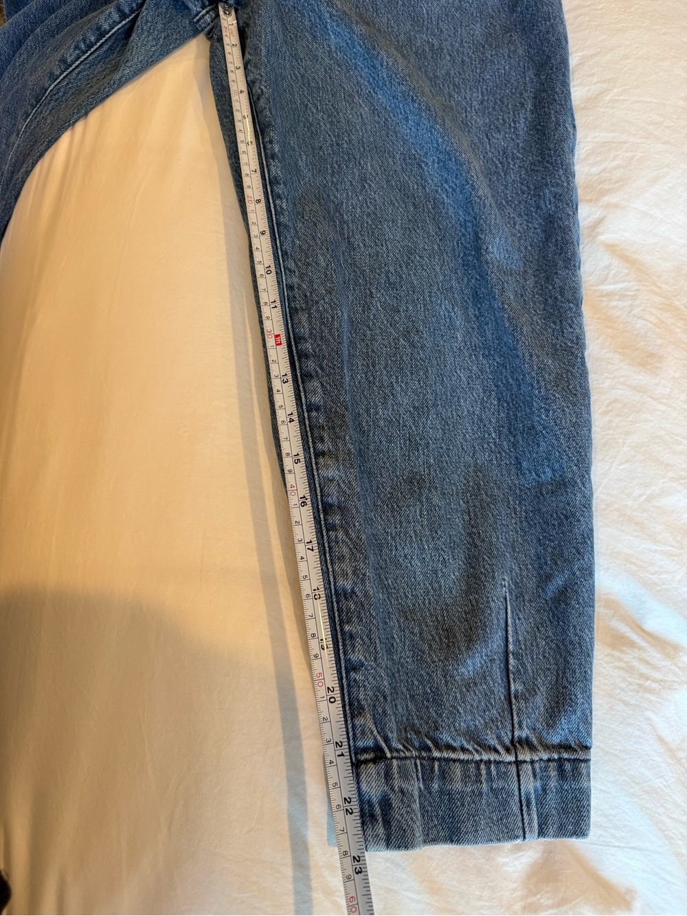 FRAME Pleated Barrel Leg Jeans in Campus , Size 30 - Picture 8 of 13